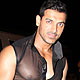 John Abraham on the sets of Vicky Donor