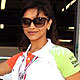 Deepika Padukone cheers for the Force India F1 Team at the British GP