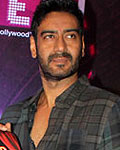 Abhishek Bachchan and Ajay Devgn at Dainik Bhaskar Bollywood Awards launch