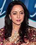 Dharmendra and Indian Hema Malini at Indian Idol