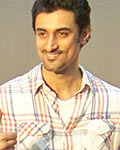 Kunal Kapoor at display of Formula 1 car of Mclaren Merdcedes team