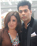 Farah Khan and KAran Johar