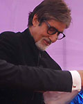 Amitabh Bachchan at the launch of Mobile Diabetes Van