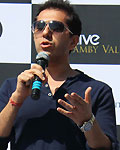 Ritesh Sidwani at the launch of Skydiving at Aamby Valley