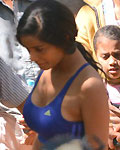 Poonam Pandey on the sets of 'Nasha'