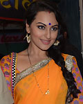 Salman Khan and Sonakshi Sinha on the sets of Diya aur Baati