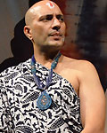 Amit Bahl at Salim Arif's play 'Yudhishtir and Draupadi'