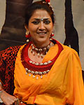 Lubna Salim at Salim Arif's play 'Yudhishtir and Draupadi'