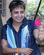 Sukhwinder Singh during the press briefing at the inaugural of the world householders 'Yoga Convention 2012'