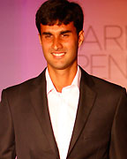 Yuki Bhambri at the Marks and Spencer fashion Show for the Aircel Chennai Open 2013