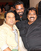 Ahmed Khan, Remo D'souza and Ganesh Acharya at International Choreographers Day celebration