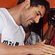 John Abraham  and Mahendra Singh Dhoni at Mad-o-Wat salon