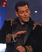 Prabhu Deva, Salman Khan and Remo at Bigg Boss