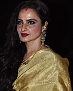 Rekha at the launch of Lata Mangeshkar's record label 'L M Music'