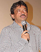 Ram Gopal Verma at the first look launch of The Attacks Of 26/11