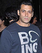 Salman Khan and Ammir Khan at Subhash Ghai's Birthday party