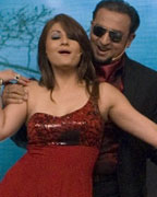 Urvashi Dholakiya and Gulshan Grover at Nautanki 'The Comedy Theatre'