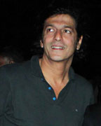 Arbaaz Khan and Chunky Pandey spotted at a collage festival