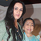 Padmini Kolhapure and Asha Bhosle