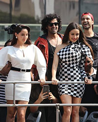 Nora Fatehi, Shradda Kapoor, Bhushan Kumar and Varun Dhawan