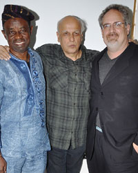 Tunde Kelani, Mahesh Bhatt and Stuart Sender