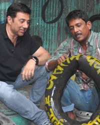 Sunny Deol and Adil Hussain