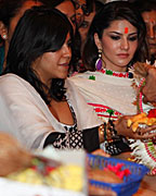 Sunny Leone and Ekta Kapoor