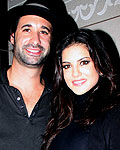 Daniel Weber and Sunny Leone