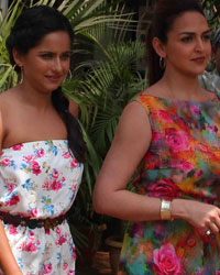 Esha Deol on the sets of Food Show Sunny Side Up