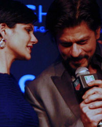 Mandira Bedi and Shah Rukh Khan at TAG Heuer 50 Years Celebrations