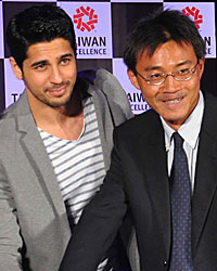 Siddharth Malhotra during Taiwan Excellence 2014 Campaign in Mumbai