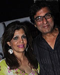 Talat Aziz with wife Bina Aziz