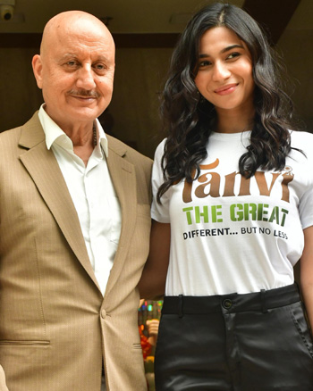 Anupam Kher and Shubhangi