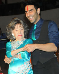 Sandip Soparrkar with Tao Porchon Lynch Dance Performance