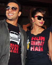 Ranveer Singh, Priyanka Chopra and Arjun Kapoor