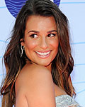 U.S. actress and singer Lea Michele arrives for the Teen Choice 2012 awards in Los Angeles