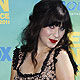 Actress Zooey Deschanel arrives at the Teen Choice Awards in Los Angeles