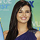 Singer Rebecca Black poses with her award in the press room backstage at the Teen Choice Awards in Los Angeles