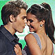 Paul Wesley and Nina Dobrev present the Choice Movie Actor: Romantic Comedy award at the Teen Choice Awards in Universal City