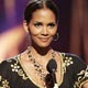 Halle Berry gestures as she presents the award for Choice Music Breakout Artist Female at the 2005 Teen Choice Awards in California.