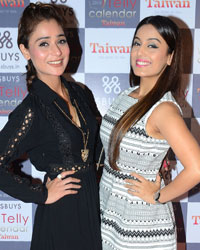 Sara Khan and Srishty Rode at Telly Calendar 2016 Event