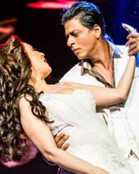 Madhuri Dixit and Shah Rukh Khan