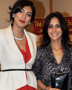 Yukta Mookhey, Tulip Joshi and Vinod Nair