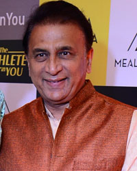 Kinita Kadakia Patel and Sunil Gavaskar