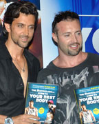 Hrithik Roshan and Kris Gethin