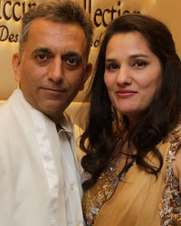 Manish Shah, Director, The Cappuccino Collection, Designer Diamond Jewellery and his wife Jyoti Shah during the launch of their first The Cappuccino Collection store at Pancharatna, Opera house