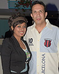 Chandreyie Sarkar with Parvez Damania