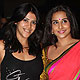 Ekta Kapoor and Vidya Balan