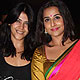 Ekta Kapoor and Vidya Balan