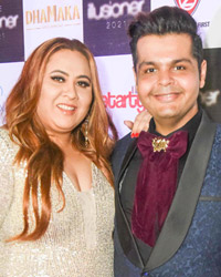 Runa Farah Das with Amit Khanna